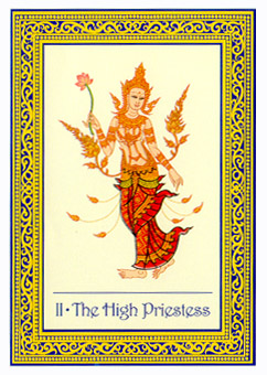 ̩ʼ - Royal Thai Tarot - Ů˾ - The High Priestess