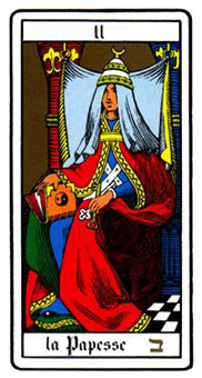 ˹ - Oswald Wirth Tarot - Ů˾ - The High Priestess