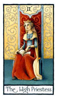 Ӣʼ - Old English Tarot - Ů˾ - The High Priestess