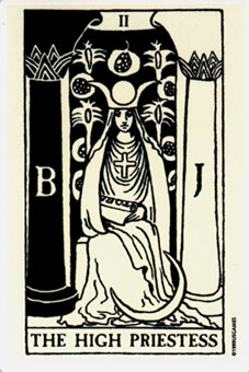 ҹ - Glow In The Dark Tarot - Ů˾ - The High Priestess