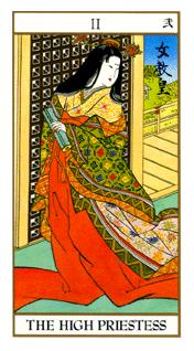  - Ukiyoe Tarot - Ů˾ - The High Priestess