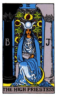 ¡ΰ - Rider Waite Tarot - Ů˾ - The High Priestess