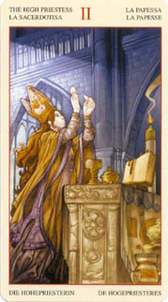 ɯ - Mona Lisa Tarot - Ů˾ - The High Priestess