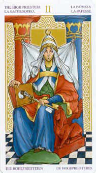 ռ˿ - Wirth Tarot Of Trade Edition - Ů˾ - The High Priestess