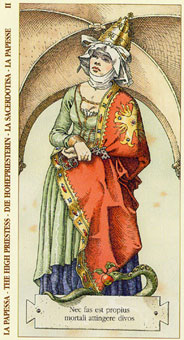 Ŷ - Tarot of Durer - Ů˾ - The High Priestess