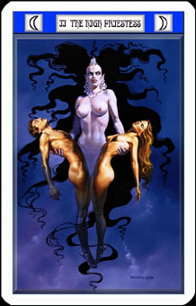 ˹Լ - Boris Vallejo Tarot - Ů˾ - The High Priestess