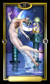 Ѥ - Gilded Tarot - Ů˾ - The High Priestess