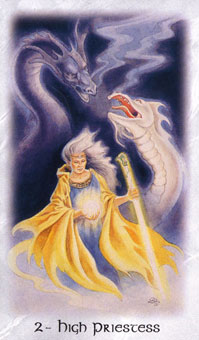  - The Celtic Dragon Tarot - Ů˾ - The High Priestess