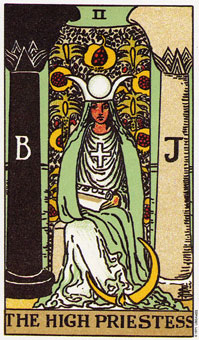 ԭʼΰ - Original Rider-Waite Tarot - Ů˾ - The High Priestess