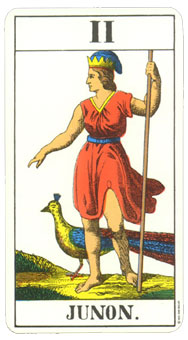 1JJʿ1974 - 1JJ Swiss Tarot 1974 - Ů˾ - The High Priestess