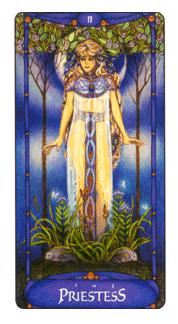  - Art Nouveau Tarot - Ů˾ - The High Priestess