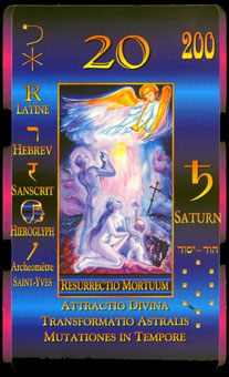  - Kabbalistic Tarot -  - Judgement