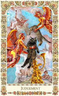 ˲è - Baroque Bohemian Cats Tarot -  - Judgement