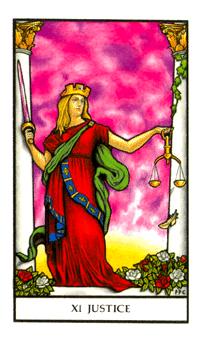 ŵ - Connolly Tarot -  - Justice