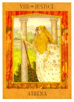 Ů - Goddess Tarot -  - Justice