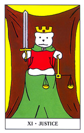 С - Gummy Bear Tarot -  - Justice