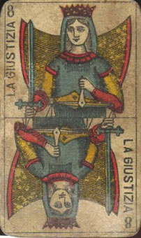 I - I Tarot -  - Justice