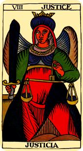  - Marseilles Tarot -  - Justice