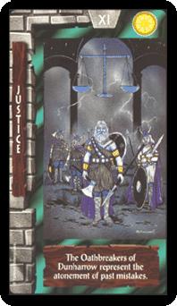 ֮ - Lord of the Rings Tarot -  - Justice