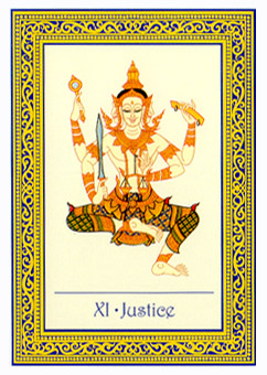 ̩ʼ - Royal Thai Tarot -  - Justice