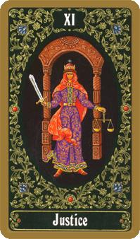  - Russian Tarot -  - Justice