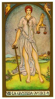 ո - Renaissance Tarot -  - Justice