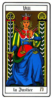 ˹ - Oswald Wirth Tarot -  - Justice