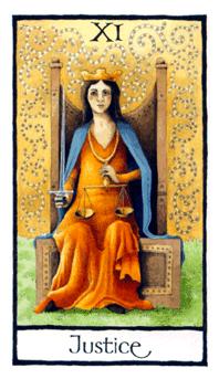 Ӣʼ - Old English Tarot -  - Justice