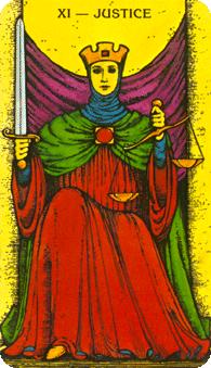 Ħ - Morgan-Greer Tarot -  - Justice