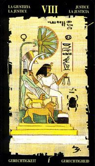  - Egyptian Tarot -  - Justice