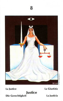 Űֿ - Barbara Walker Tarot -  - Justice