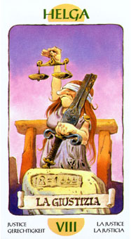  - Tarot of the Gnomes -  - Justice