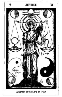 ʿ - The Hermetic Tarot -  - Justice