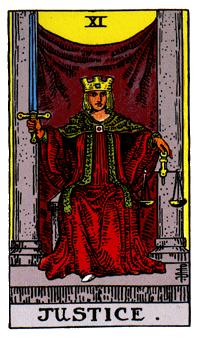 ¡ΰ - Rider Waite Tarot -  - Justice