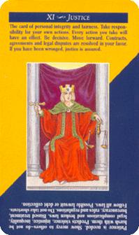 ΰ - Quick and Easy Tarot -  - Justice