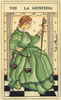 ƶ˹ - Fiabeschi Tarot -  - Justice