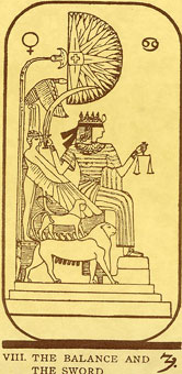 ˣUSG - Egyptian Tarot -  - Justice