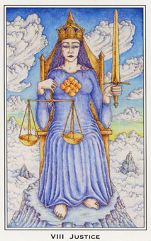 νܶܿѷ - Nigel Jackson Tarot -  - Justice