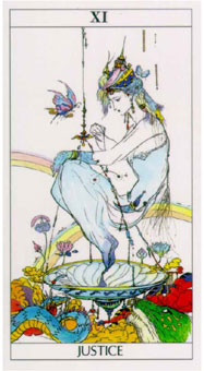 ҰϲТ - Yositaka Amano Tarot -  - Justice