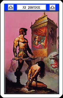 ˹Լ - Boris Vallejo Tarot -  - Justice