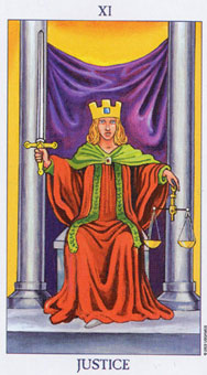 ΰ - Radiant Rider-Waite Tarot -  - Justice