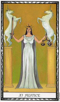  - Unicorn Tarot -  - Justice