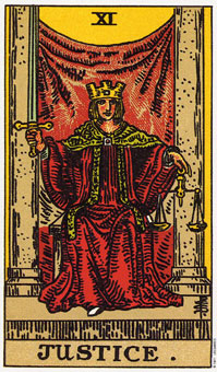 ԭʼΰ - Original Rider-Waite Tarot -  - Justice