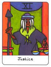  - African Tarot -  - Justice