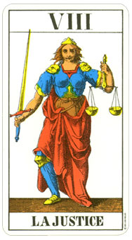 1JJʿ1974 - 1JJ Swiss Tarot 1974 -  - Justice