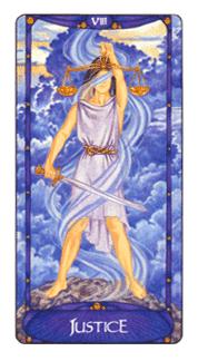  - Art Nouveau Tarot -  - Justice