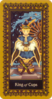 è - Medieval Cat Tarot - ʥ - King Of Cups