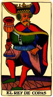  - Marseilles Tarot - ʥ - King Of Cups