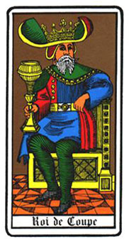 ˹ - Oswald Wirth Tarot - ʥ - King Of Cups