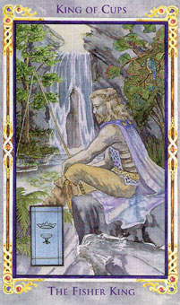 ɪ - Legend Arthurian Tarot - ʥ - King Of Cups